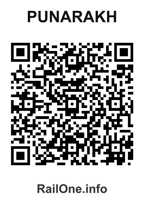 RailOne QR Code for Punarakh station