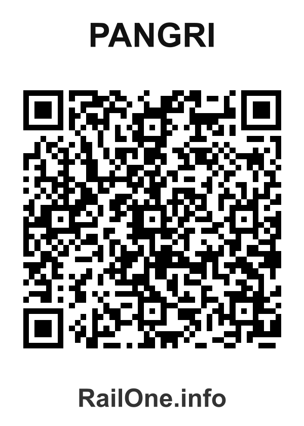 RailOne QR Code for Pangri station