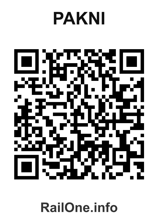 RailOne QR Code for Pakni station