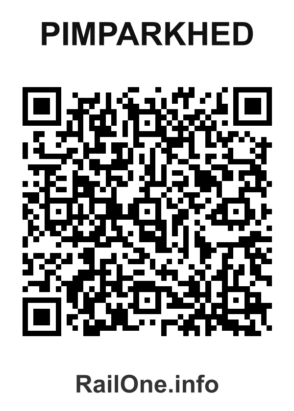 RailOne QR Code for Pimparkhed station