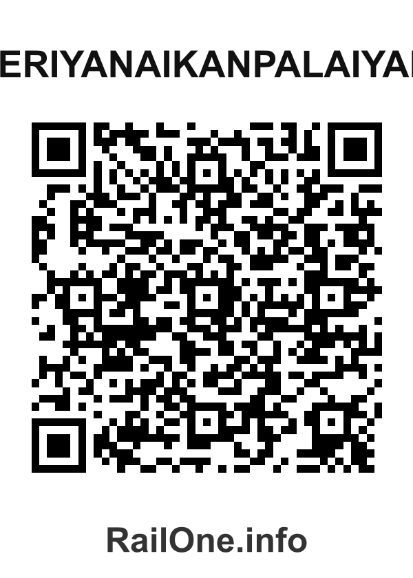 RailOne QR Code for Periyanaikanpalaiyam station