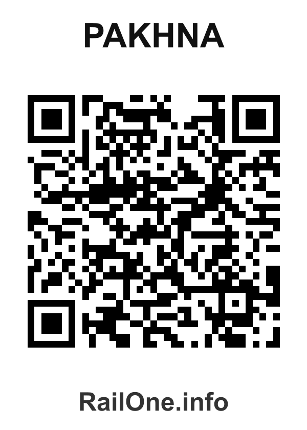 RailOne QR Code for Pakhna station