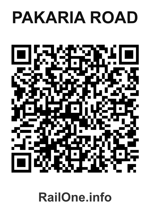 RailOne QR Code for Pakaria Road station