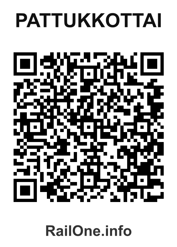 RailOne QR Code for Pattukkottai station
