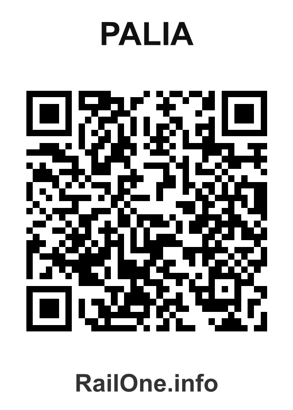 RailOne QR Code for Palia station