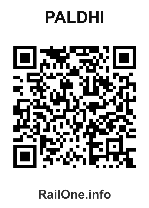 RailOne QR Code for Paldhi station