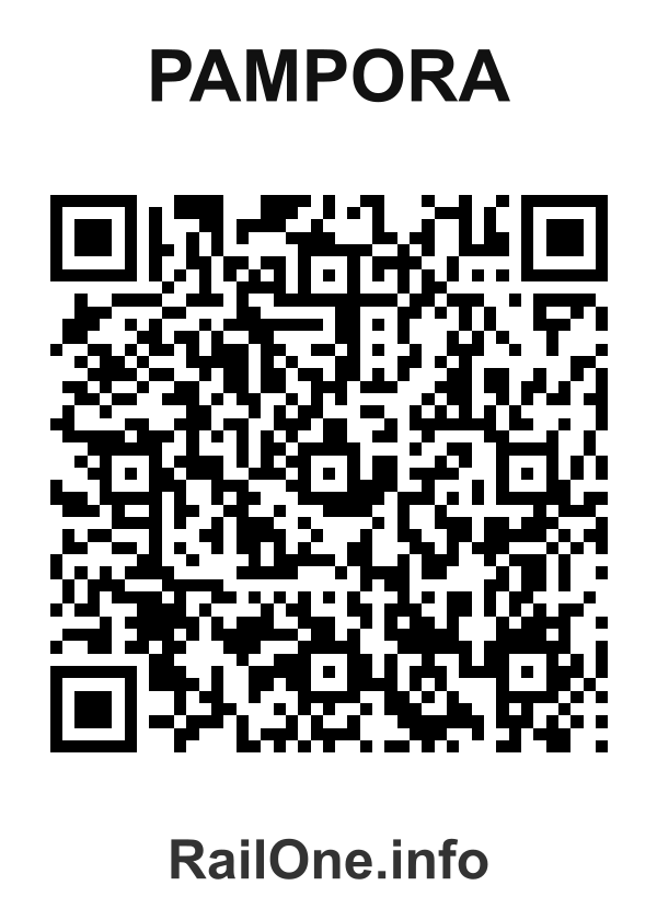 RailOne QR Code for Pampora station
