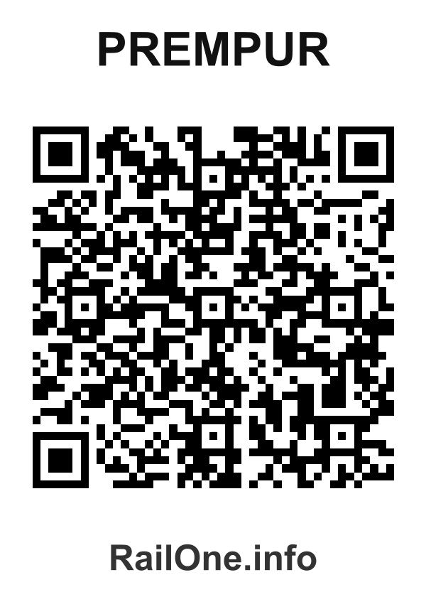 RailOne QR Code for Prempur station