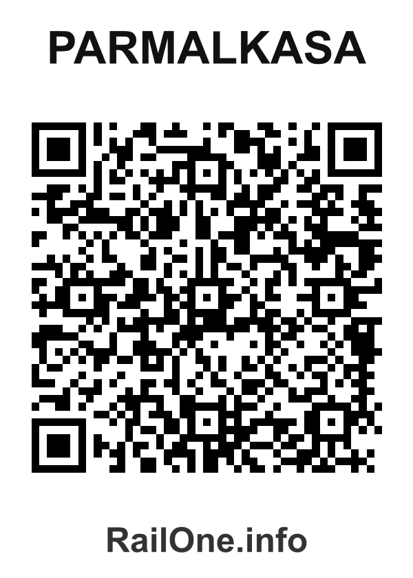 RailOne QR Code for Parmalkasa station