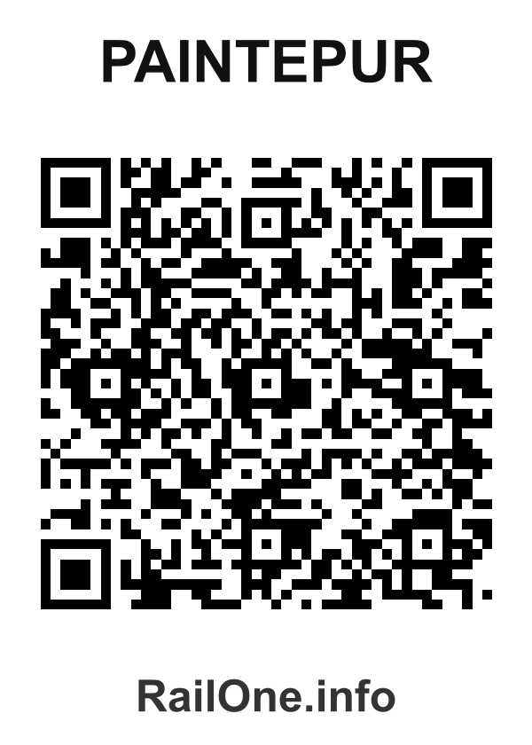 RailOne QR Code for Paintepur station