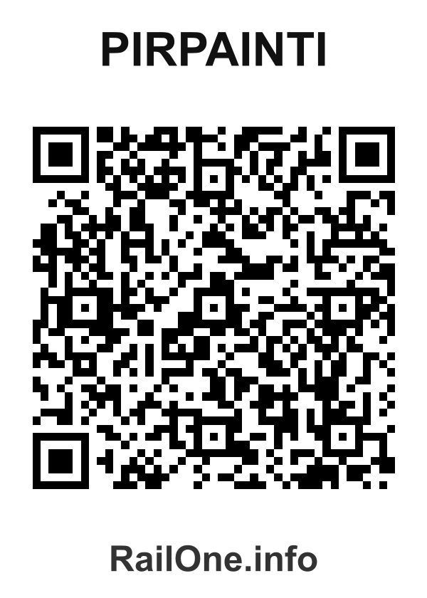 RailOne QR Code for Pirpainti station