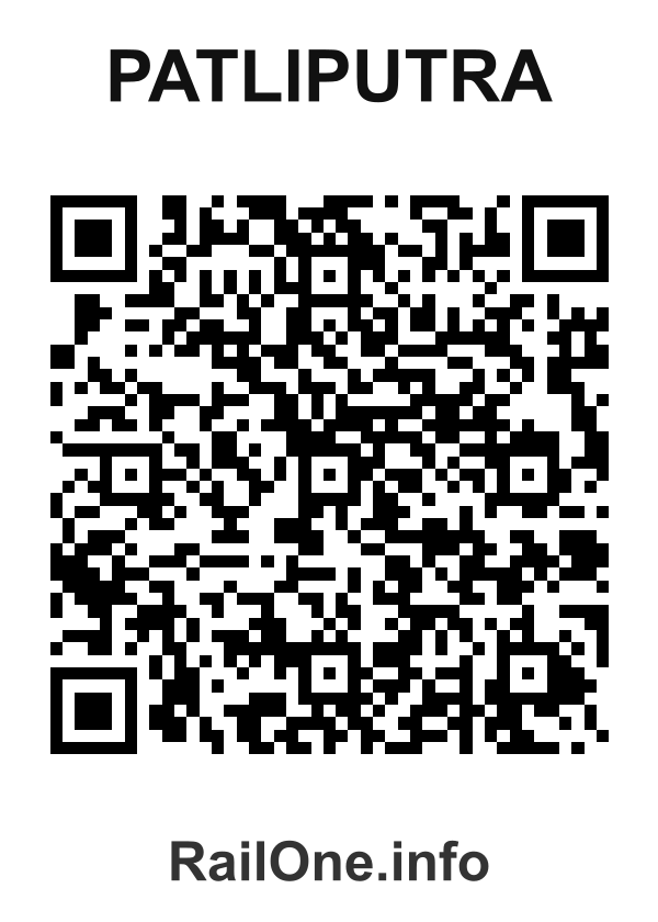 RailOne QR Code for Patliputra station