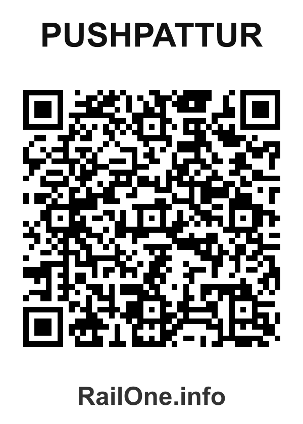 RailOne QR Code for Pushpattur station