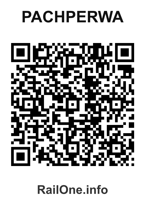 RailOne QR Code for Pachperwa station