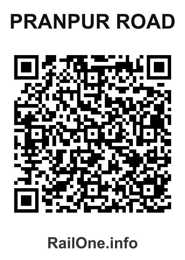 RailOne QR Code for Pranpur Road station