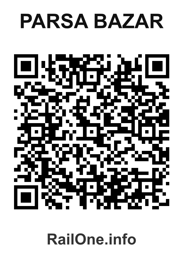RailOne QR Code for Parsa Bazar station