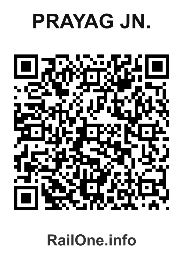 RailOne QR Code for Prayag Jn. station