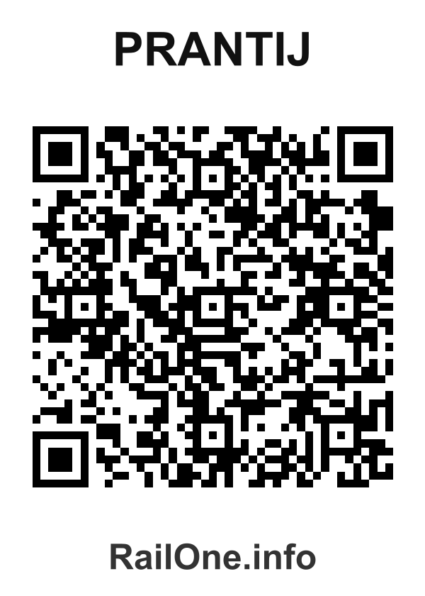 RailOne QR Code for Prantij station