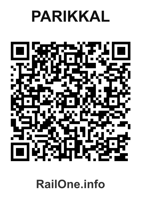 RailOne QR Code for Parikkal station
