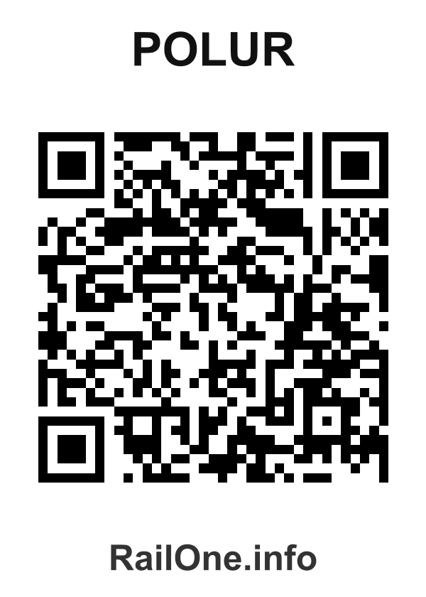 RailOne QR Code for Polur station