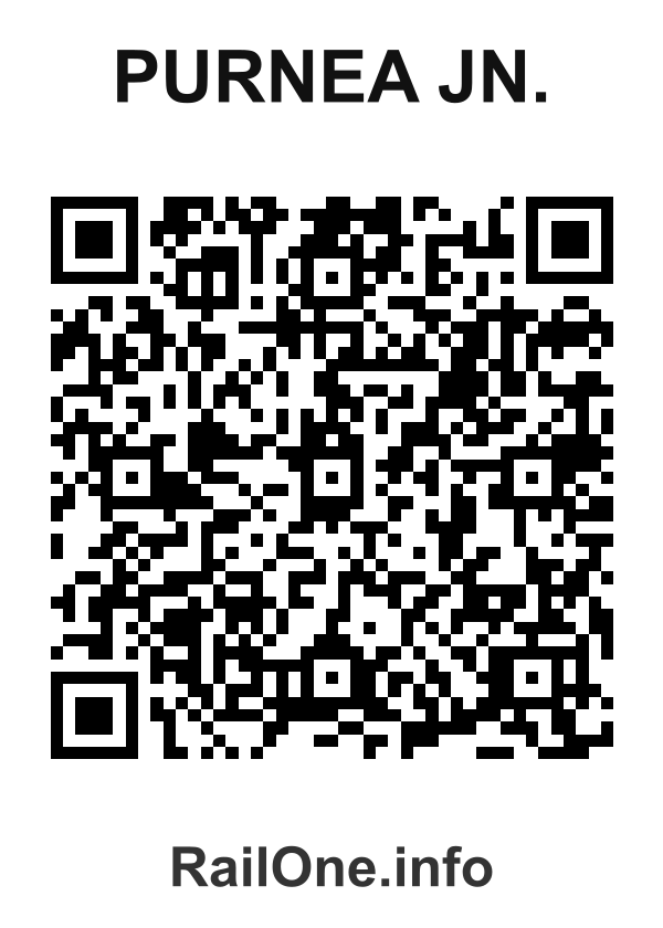 RailOne QR Code for Purnea Jn. station