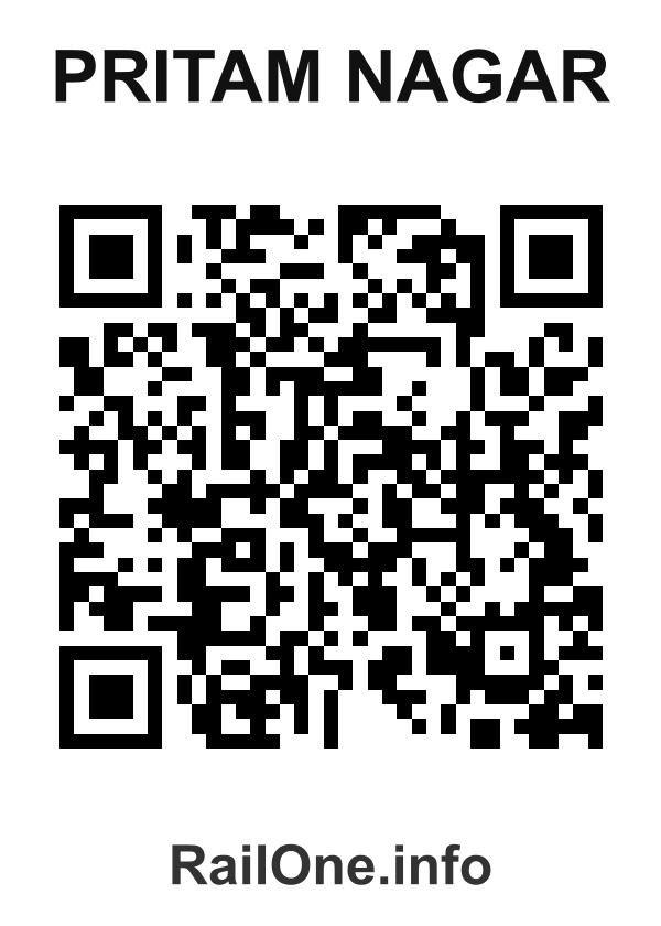 RailOne QR Code for Pritam Nagar station