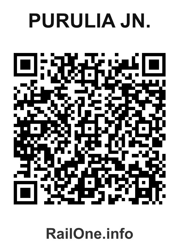 RailOne QR Code for Purulia Jn. station