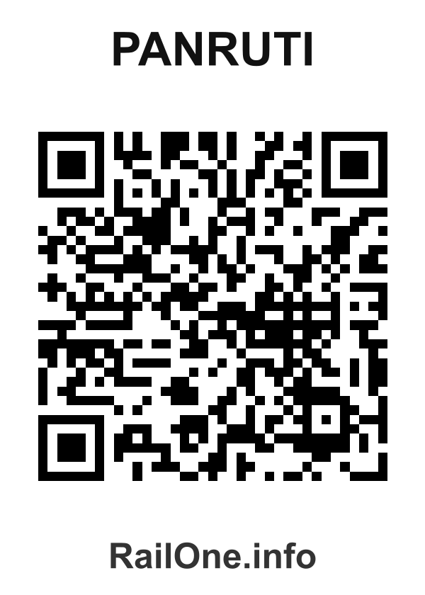 RailOne QR Code for Panruti station