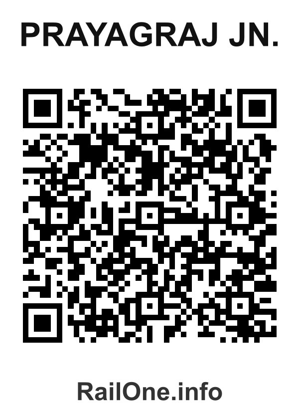 RailOne QR Code for Prayagraj Jn. station