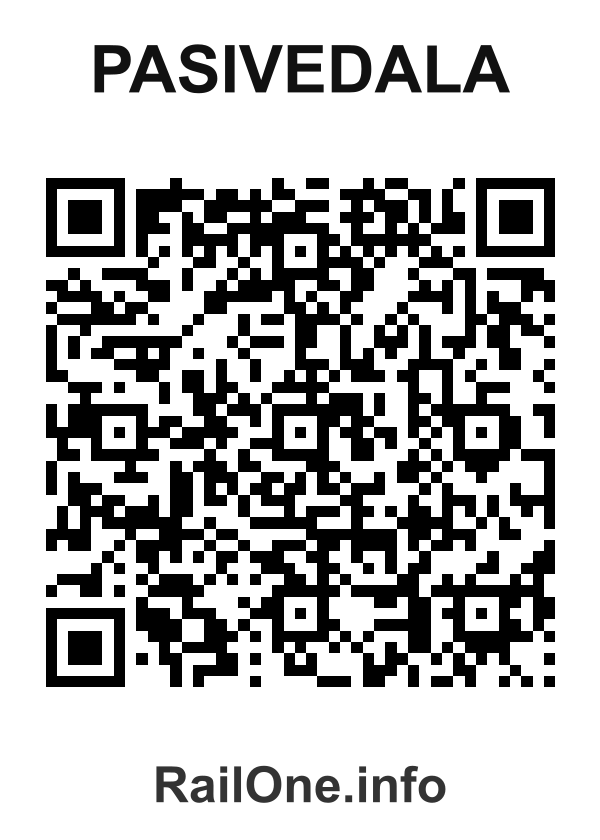 RailOne QR Code for Pasivedala station