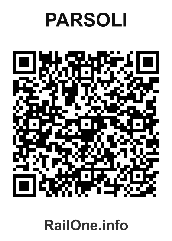 RailOne QR Code for Parsoli station