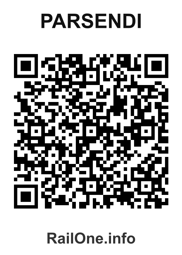 RailOne QR Code for Parsendi station
