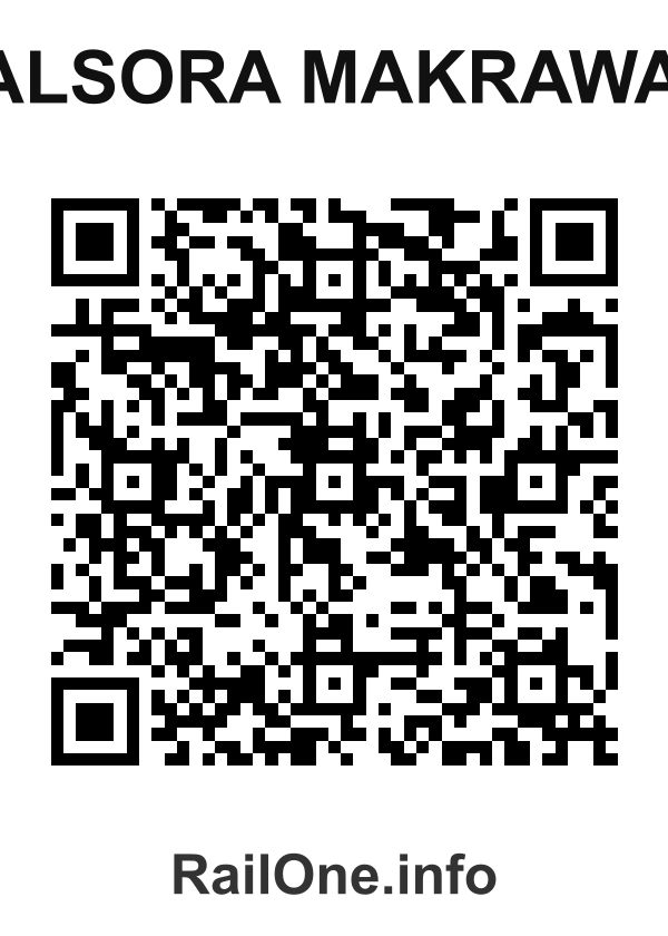 RailOne QR Code for Palsora Makrawan station