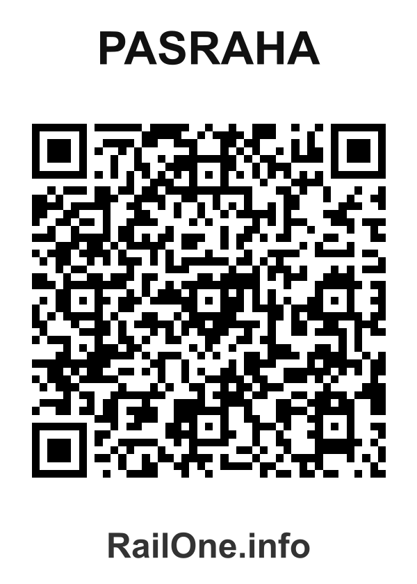 RailOne QR Code for Pasraha station
