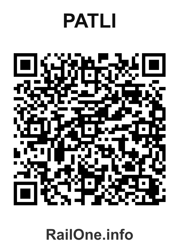 RailOne QR Code for Patli station