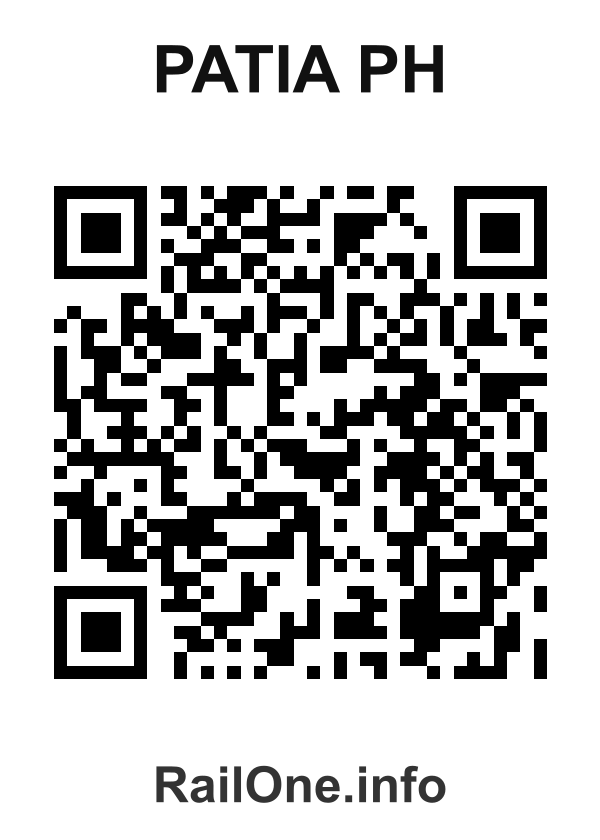 RailOne QR Code for Patia Ph station