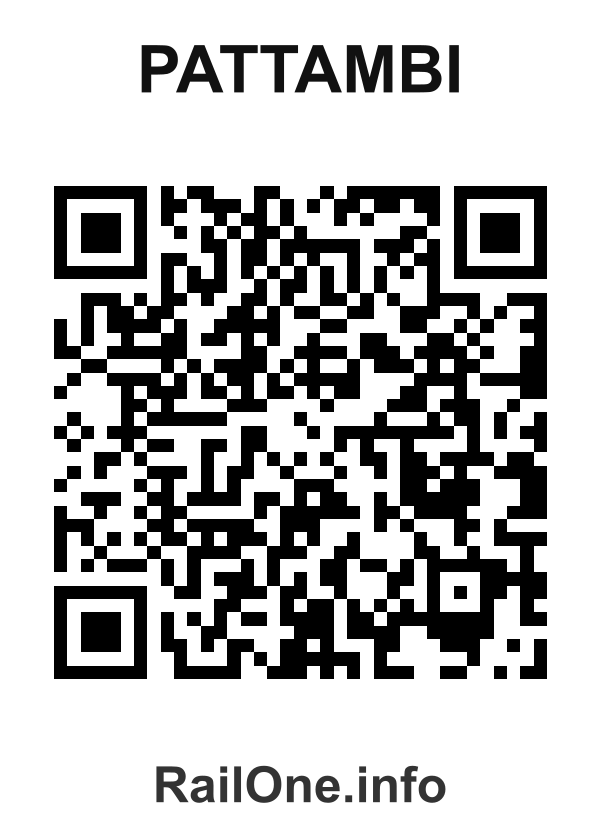 RailOne QR Code for Pattambi station