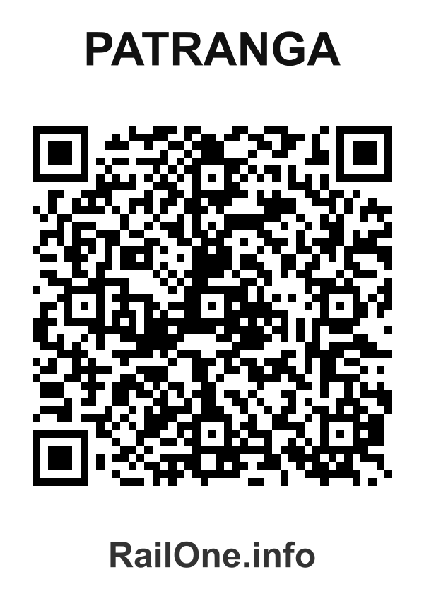 RailOne QR Code for Patranga station