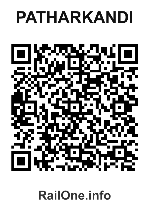 RailOne QR Code for Patharkandi station