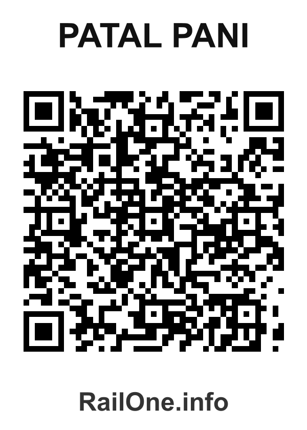 RailOne QR Code for Patal Pani station