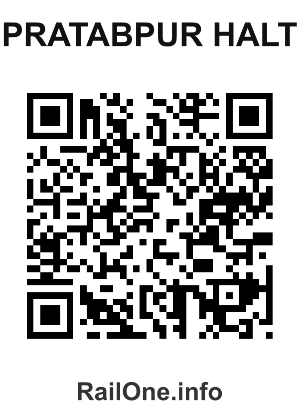 RailOne QR Code for Pratabpur Halt station