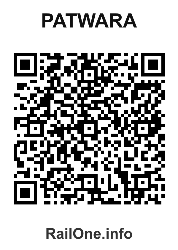RailOne QR Code for Patwara station