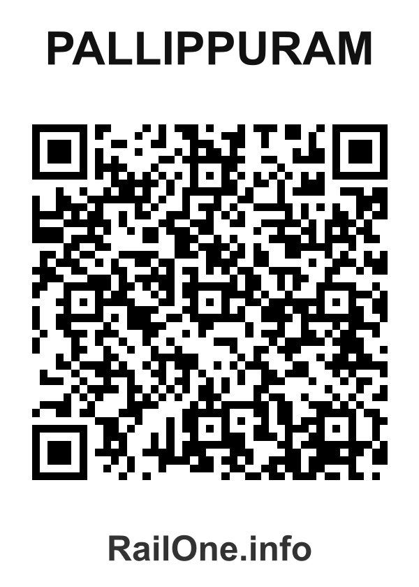 RailOne QR Code for Pallippuram station