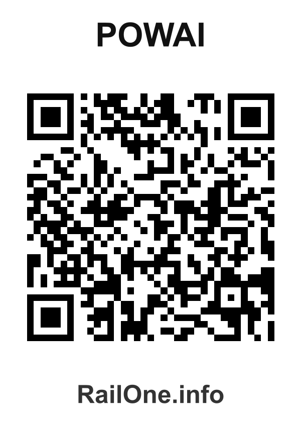 RailOne QR Code for Powai station