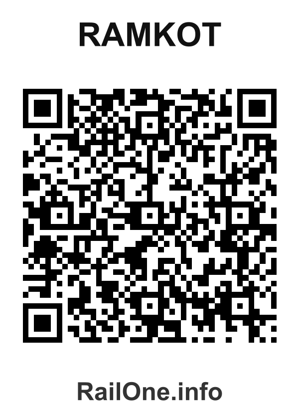 RailOne QR Code for Ramkot station