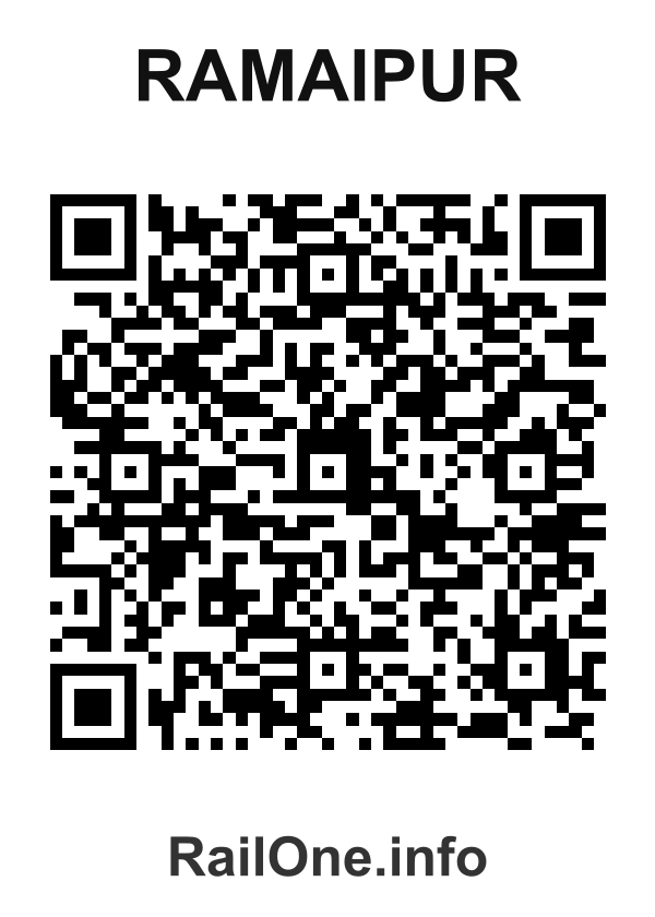 RailOne QR Code for Ramaipur station