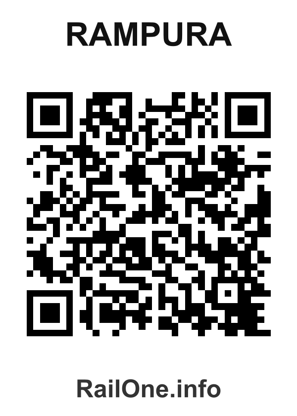 RailOne QR Code for Rampura station