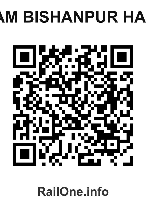 RailOne QR Code for Ram Bishanpur Halt station