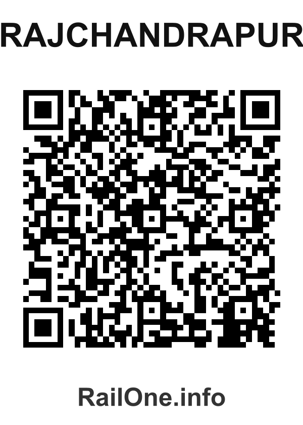 RailOne QR Code for Rajchandrapur station