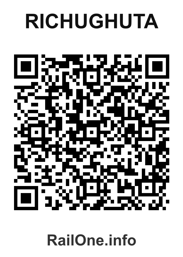 RailOne QR Code for Richughuta station